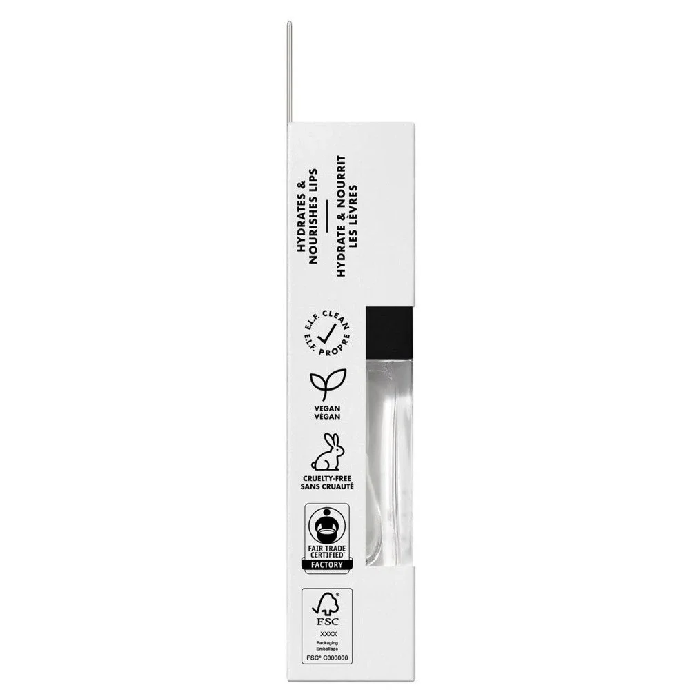 e.l.f. Glow Reviver Lip Oil - Crystal Clear - 0.25 fl oz - New in Box
